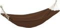 Hochwertige Doppel Person Tragbar Haengen Haengematte Camping Creme Braun Braun Variante 600