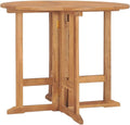 Hochwertige Esstisch 90x75 cm Massivholz Teak Gartenmoebel Zubehoer Variante 773