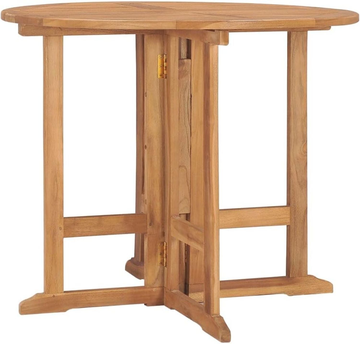 Hochwertige Esstisch 90x75 cm Massivholz Teak Gartenmoebel Zubehoer Variante 773